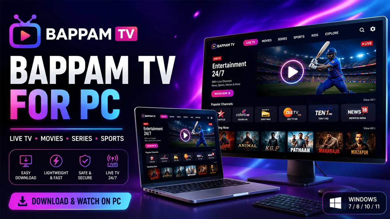 Bappam TV for PC Download on Windows
