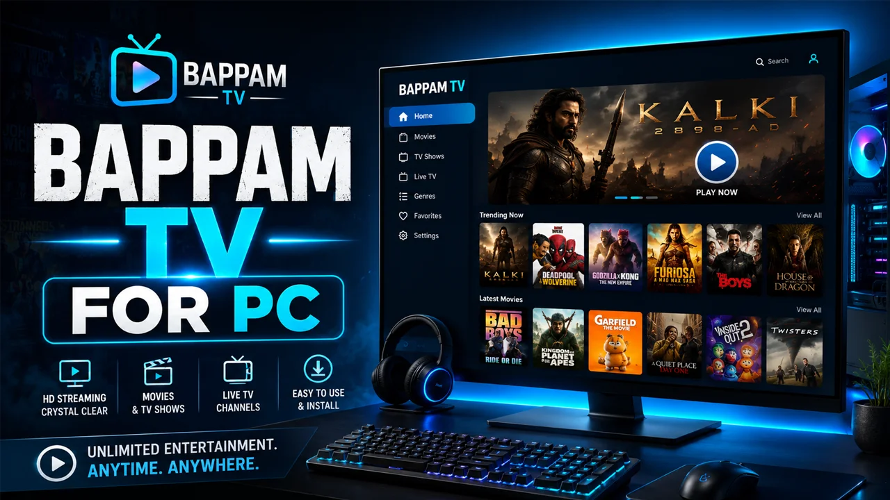 Bappam TV for PC Telugu Movies on Windows