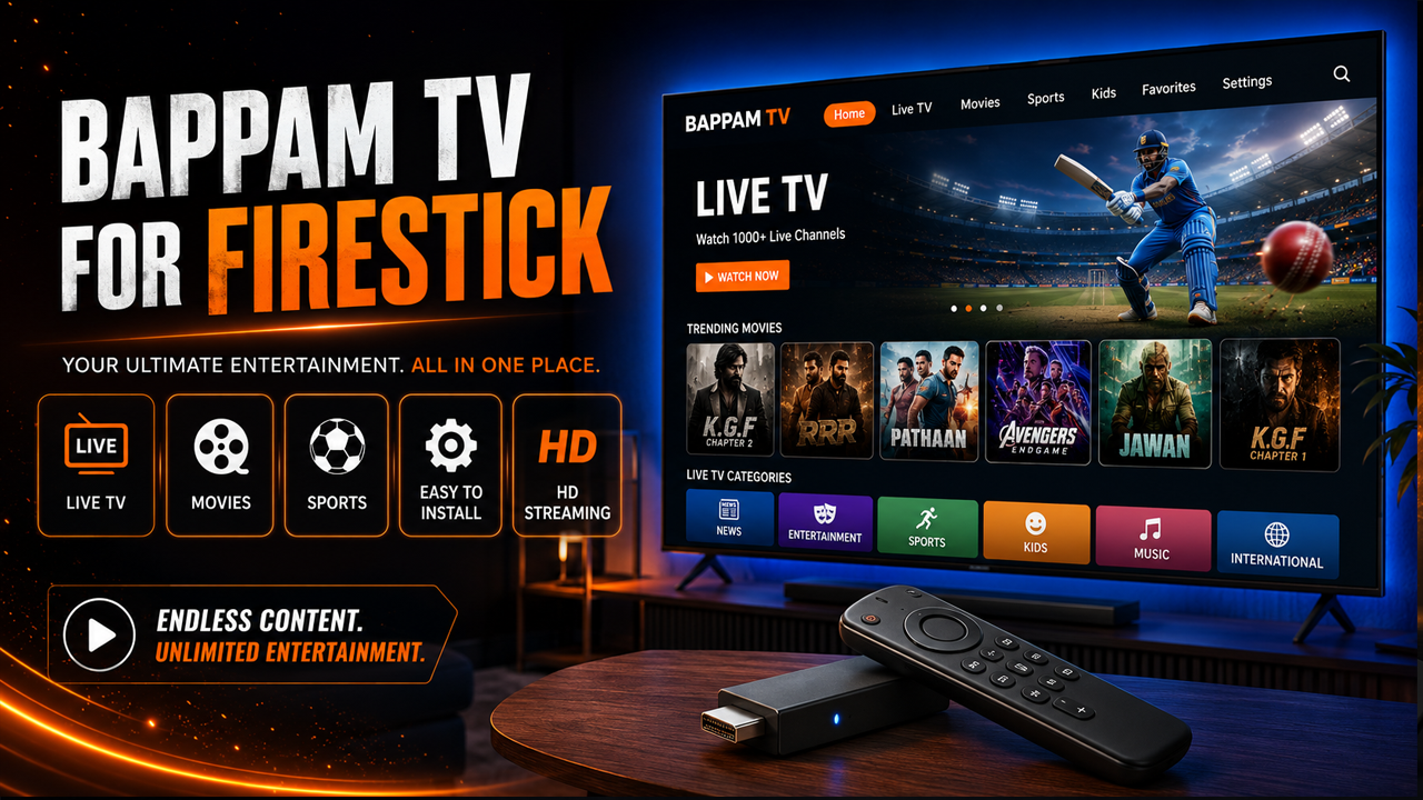 Bappam TV for Firestick download and browser guide