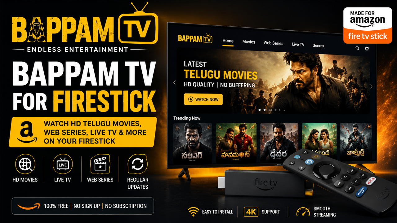 Bappam TV for Firestick on Amazon Fire TV